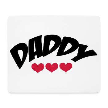 Daddy - Mouse Pad (horizontal) - white - Front