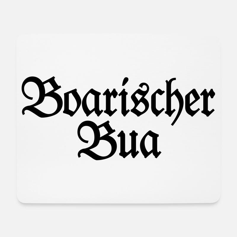 Boarischer Bua - Ein Junge aus Bayern - Mousepad (Querformat) - Weiß