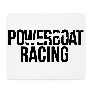 power boat racing - Mousepad (Querformat) - Weiß - Vorne