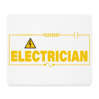 ELECTRICIAN - Mouse Pad (horizontal) - white - Front