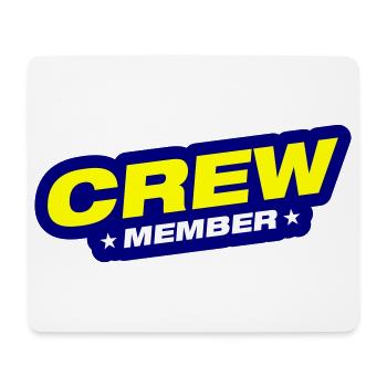 Crew Mitglied - Mousepad (Querformat) - Weiß - Vorne