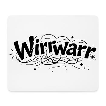 Wirrwarr - Mousepad (Querformat) - Weiß - Vorne