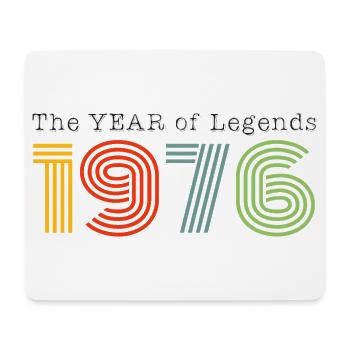 Vintage 1976 - Mousepad (Querformat) - Weiß - Vorne