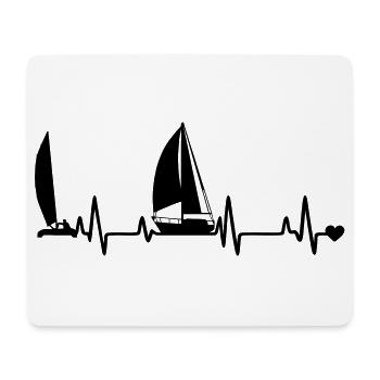 Sail - Mouse Pad (horizontal) - white - Front