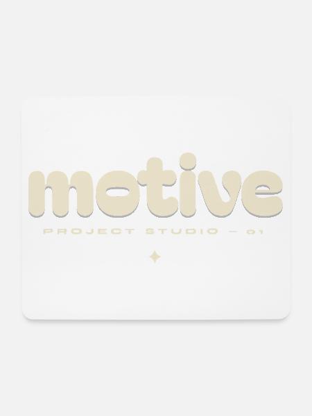 Motivlogo - Mousepad (Querformat) - Weiß