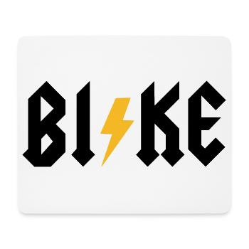 BI!KE - Mousepad (Querformat) - Weiß - Vorne