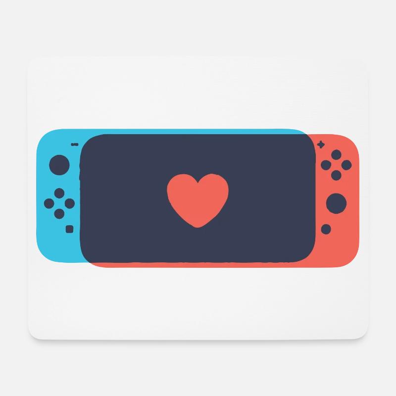 Schalten Sie Liebe - Mousepad (Querformat) - Weiß