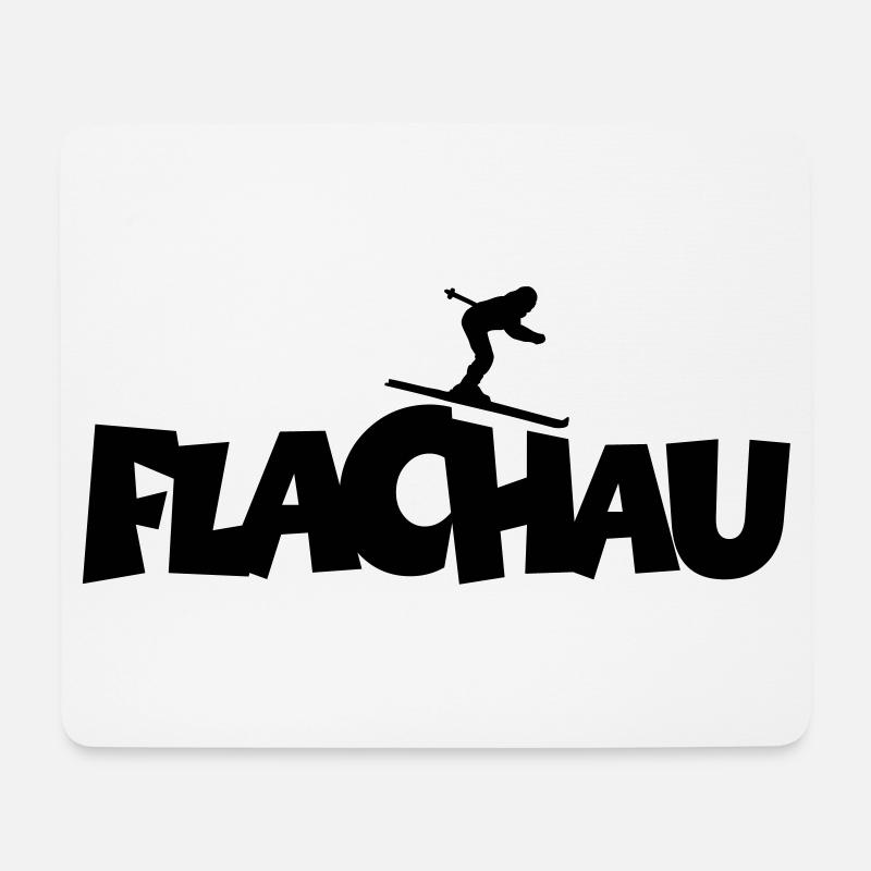 Flachau Ski (F) - Mouse Pad (horizontal) - white