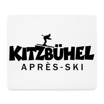 Kitzbühel Après-Ski Skifahrer - Mousepad (Querformat) - Weiß - Vorne