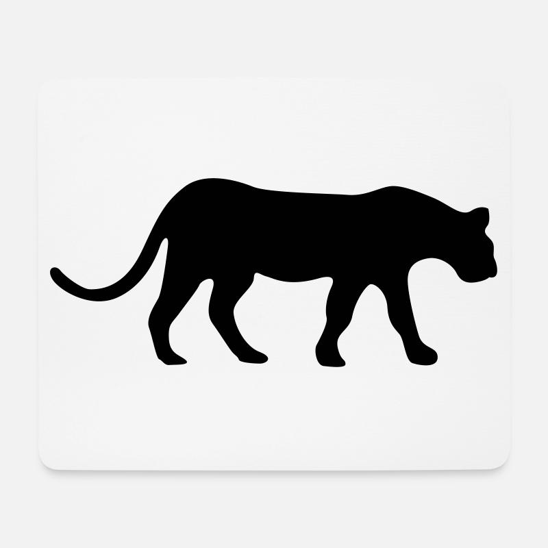 Jaguar - Mousepad (Querformat) - Weiß