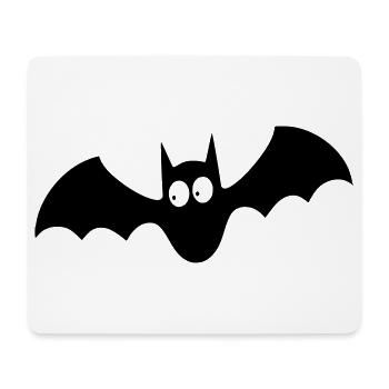 bat 001 - Tapis de souris (format paysage) - blanc - Devant