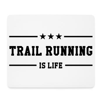 Running / Jogging / Run / Trail / Sport - Mouse Pad (horizontal) - white - Front