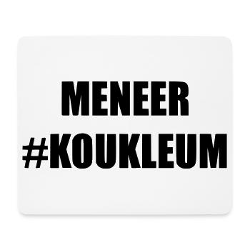 M. Koukleum Pour les hommes qui ont froid * - Tapis de souris (format paysage) - blanc - Devant