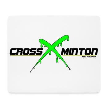 Crossminton - Mousepad (Querformat) - Weiß - Vorne