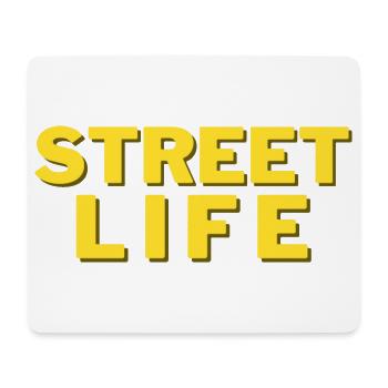 street life - Tapis de souris (format paysage) - blanc - Devant