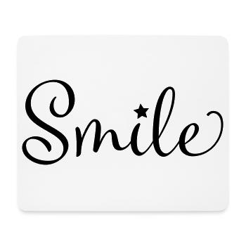 Smile - Mouse Pad (horizontal) - white - Front