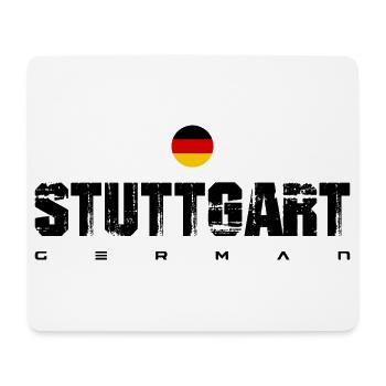 German Flag Circle Emblem - Mouse Pad (horizontal) - white - Front
