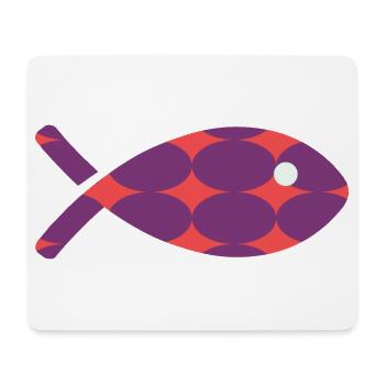 FISH - Mouse Pad (horizontal) - white - Front