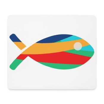 FISH. - Mouse Pad (horizontal) - white - Front