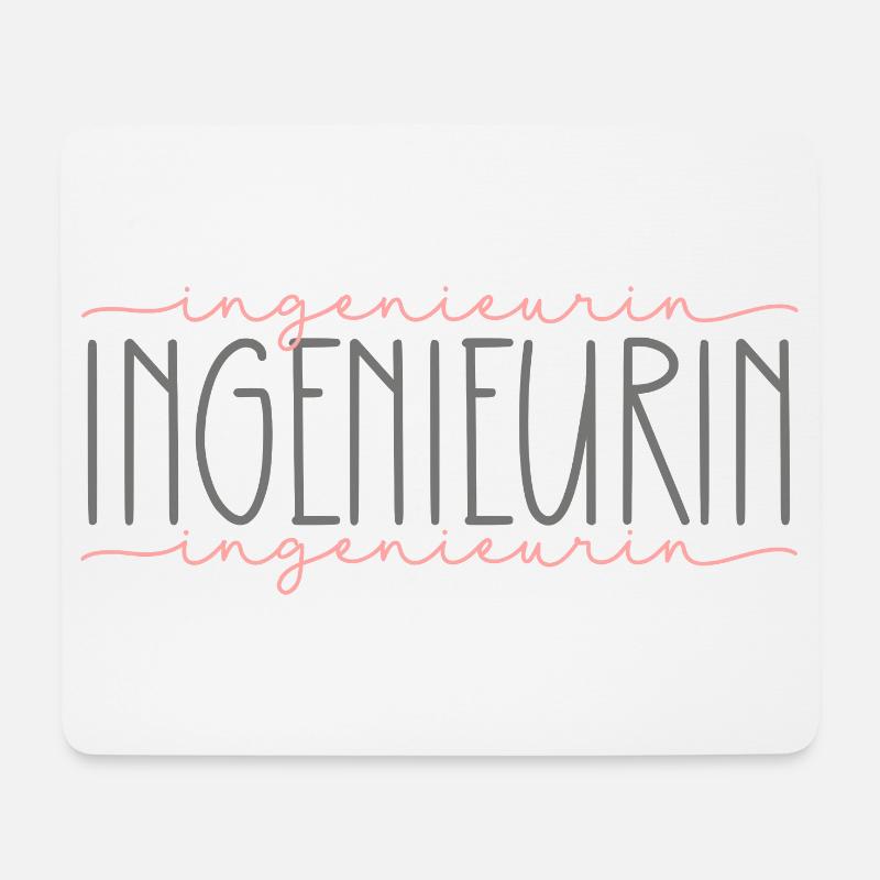 Ingenieurin Geschenk Ingenieur Studium Beruf - Mousepad (Querformat) - Weiß
