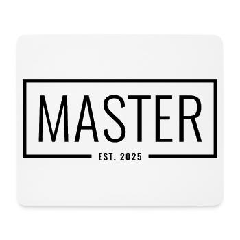 Master Est. 2025 - Mousepad (Querformat) - Weiß - Vorne