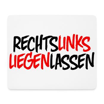 Leave it on the right - Mouse Pad (horizontal) - white - Front