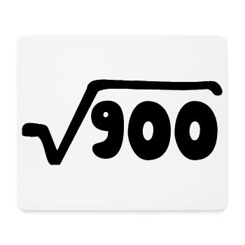 Anniversaire 30 ans - ou anniversaire - Tapis de souris (format paysage) - blanc - Devant