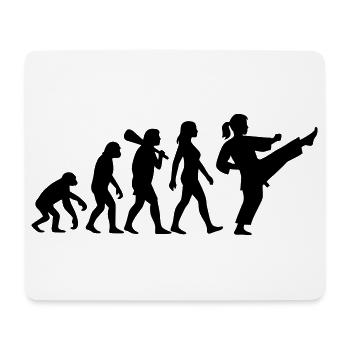 Karate Evolution - Mouse Pad (horizontal) - white - Front
