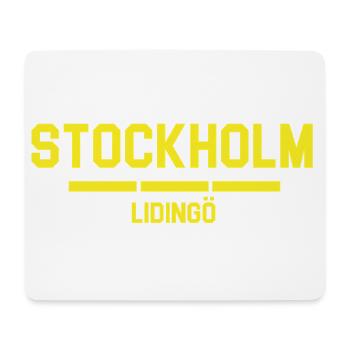 Stockholm Lidingö Urban Design - Mouse Pad (horizontal) - white - Front