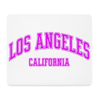 Los Angeles California Schriftzug Pink - Mousepad (Querformat) - Weiß - Vorne