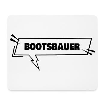 Boat builders as education - Mouse Pad (horizontal) - white - Front