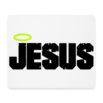 Jesus Christ - Mouse Pad (horizontal) - white - Front