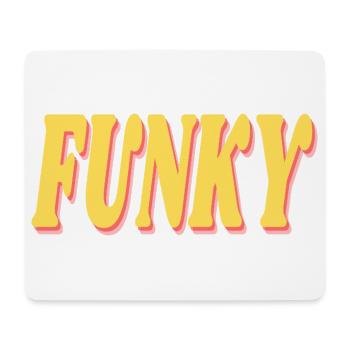 Funky - Mouse Pad (horizontal) - white - Front