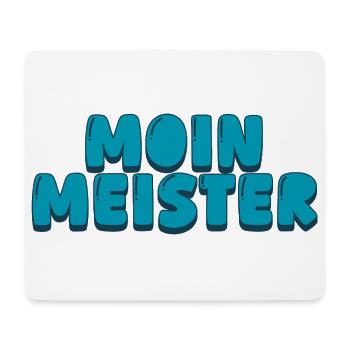 Moin Meister - Mousepad (Querformat) - Weiß - Vorne