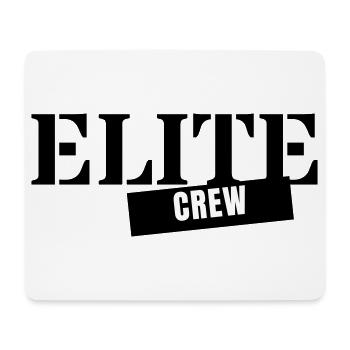 Elite Crew - Team Gruppe Party Squad Member - Mousepad (Querformat) - Weiß - Vorne