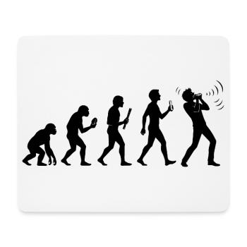 Instrument Harmonika Evolution Mundharmonika - Mousepad (Querformat) - Weiß - Vorne