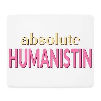 Humanismus Menschlichkeit - Mousepad (Querformat) - Weiß - Vorne