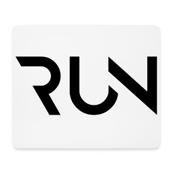 LAUF - Mousepad (Querformat) - Weiß - Vorne