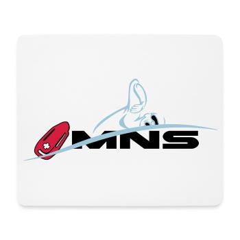 MNS maître-nageur sauveteur - Tapis de souris (format paysage) - blanc - Devant