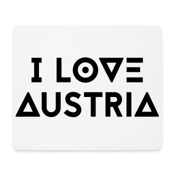I LOVE AUSTRIA - Mouse Pad (horizontal) - white - Front