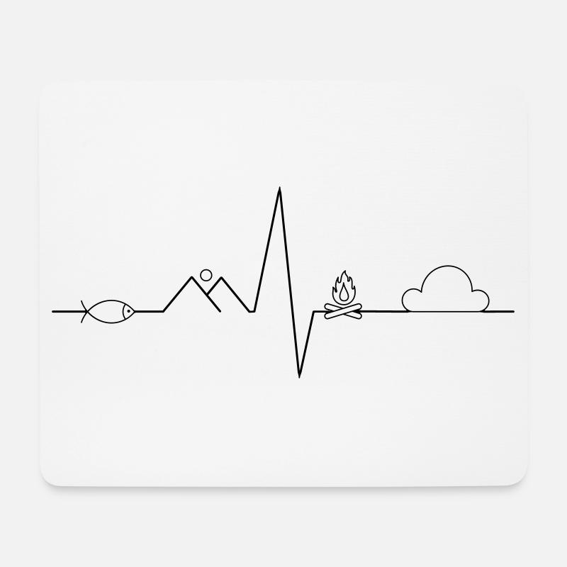 Outdoor Design - Mousepad (Querformat) - Weiß