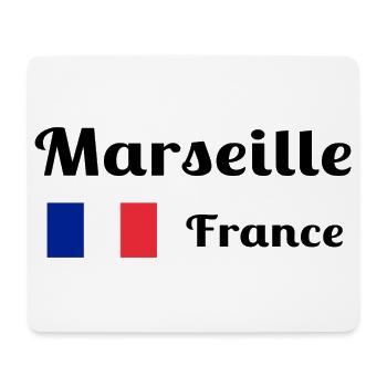 Marseille France- Stylish prints - Mouse Pad (horizontal) - white - Front