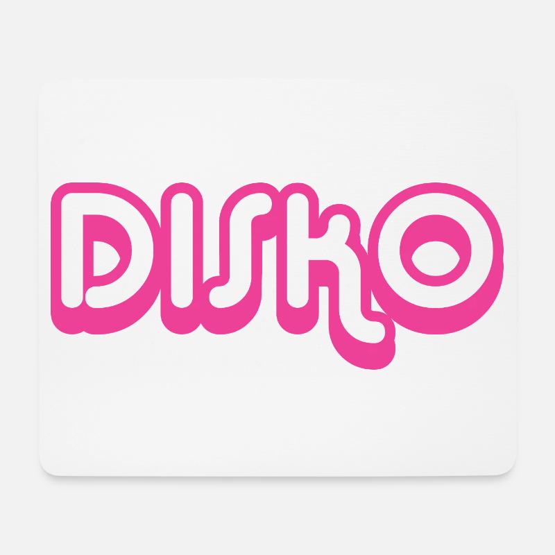 DISKO Nicki - Mousepad (Querformat) - Weiß