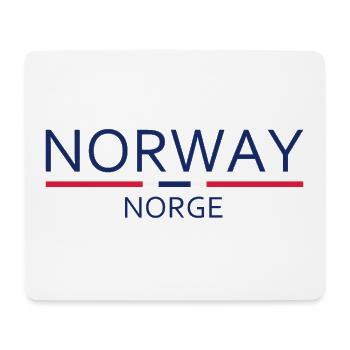 Norway - Norge - Norwegen - Flagge - Skandinavien - Mousepad (Querformat) - Weiß - Vorne