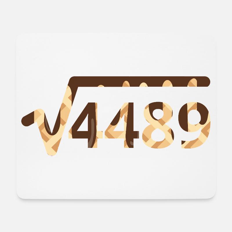 67 Meme Square - Mousepad (Querformat) - Weiß