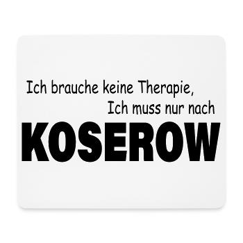 Therapy KOSEROW - Mouse Pad (horizontal) - white - Front
