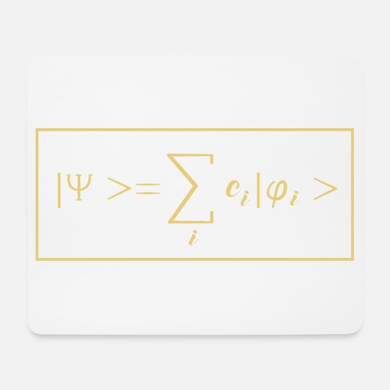 Quantenphysik Quanten Physik Quantensprung - Mousepad (Querformat) - Weiß