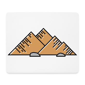 Mountains Mountains icon - Mouse Pad (horizontal) - white - Front