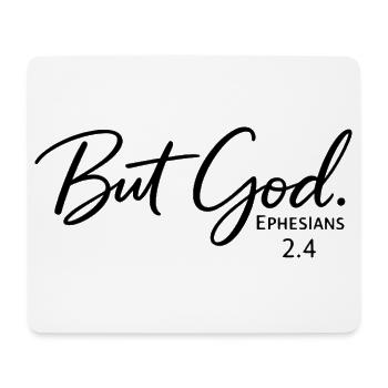 Aber Gott - Mousepad (Querformat) - Weiß - Vorne