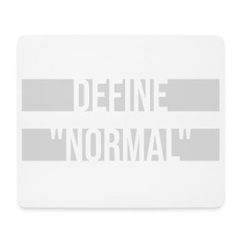 Define Normal Lustig Sarkastisch Definition Grafik - Mousepad (Querformat) - Weiß - Vorne